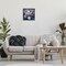 Stupell Industries Bright Poppies Bouquet Floater Framed Canvas Wall Art Design by LSR Design Studio